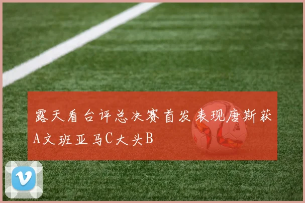 露天看台评总决赛首发表现唐斯获A文班亚马C大头B